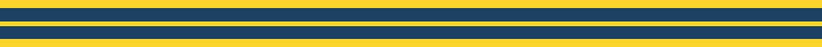 Blue and yellow stripe divider